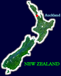 New Zealand, the home of EStarFuture Corporation Limited. The company is based on Waiheke Island (the tiny green dot to the right of the red dot that marks Auckland, NZ's biggest city).