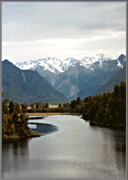 Snow-clad magnificence in the South Island.