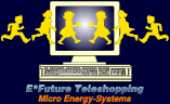 Click here to rush into E*Future's teleshop and buy the products you have chosen from the catalogue: solar energy, fuel-cell energy, combination systems, accessories (note: E*Future does not carry the methanol fuel-cells)