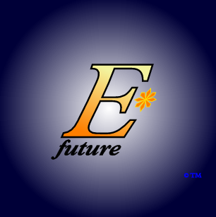 The logo and trademark of EStarFuture Corporation Limited (also trading as E*Future TM), in the livery for micro solar-hydrogen systems. Copyright 2005 Nobilangelo Ceramalus and EStarFuture Corporation. Click for company details.